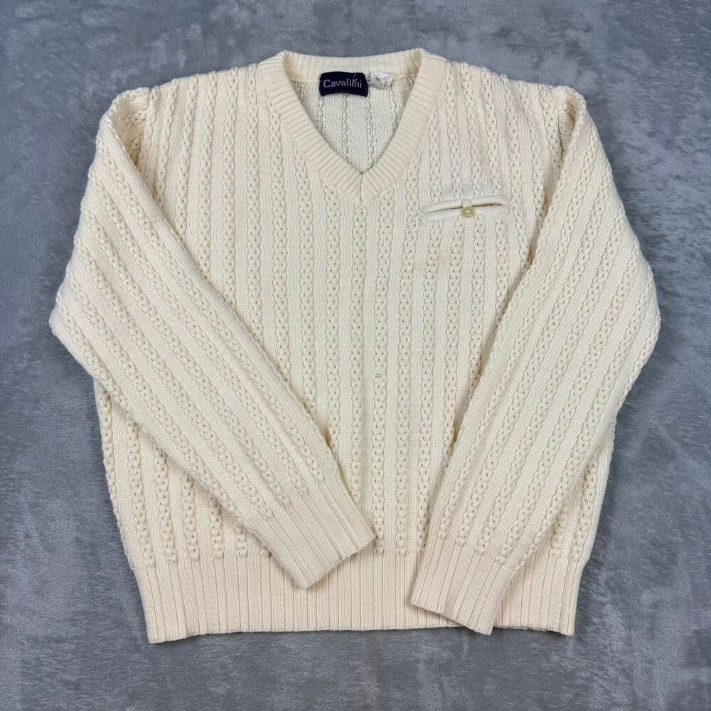Erika-cavallini Women's Cream and White Jumper